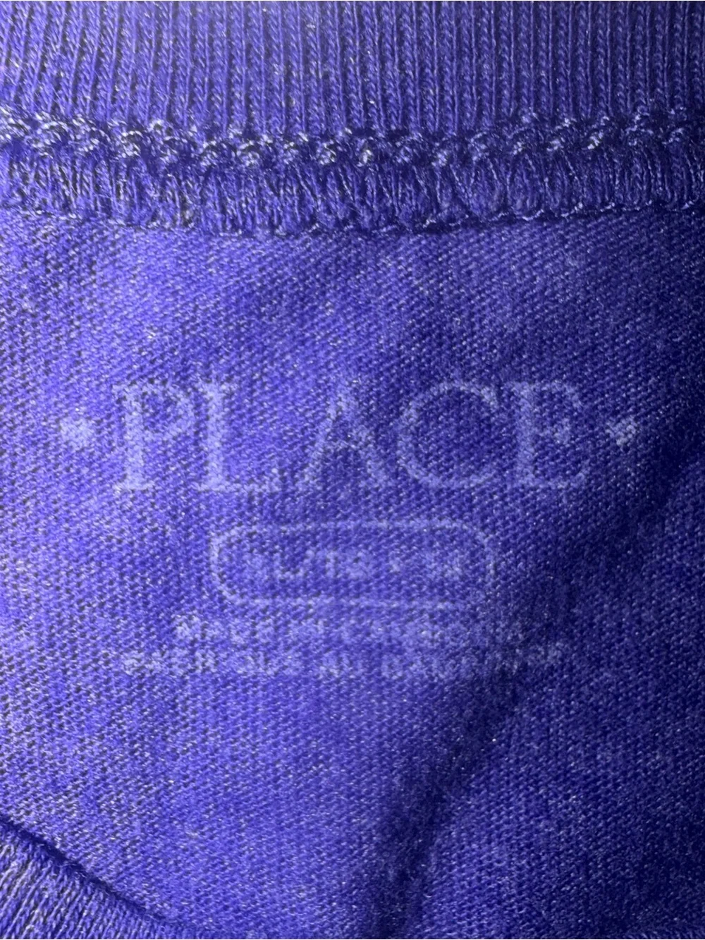 The Children's Place Purple Tee with Gold 'Born to Dance' & Gray Rose